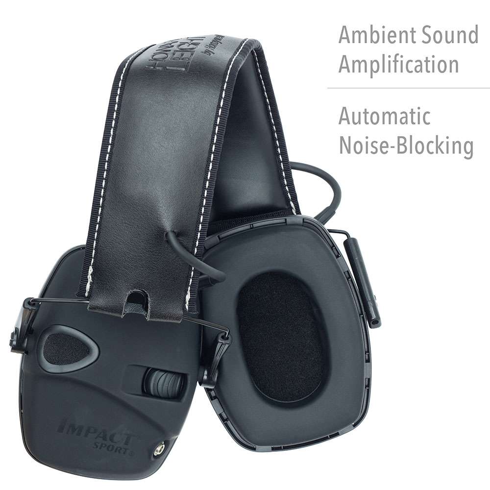 Howard Leight Honeywell Impact Sport Tactical Sound Amplification Electronic Earmuff R-02601 - Shooting Accessories